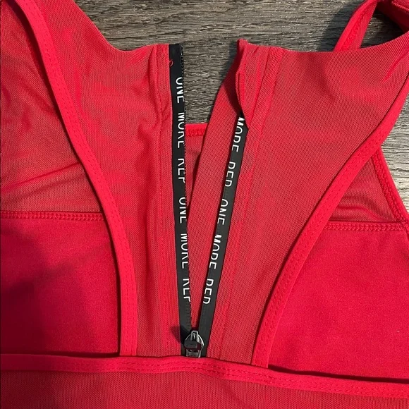ZYIA Active All Star One More Rep Red Sports Bra - Picture 6 of 10